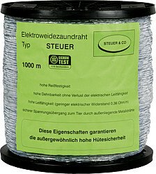 Elevage - Accessoires tubulaires - Fil plastifié spécial transparent 500 m  ame en nylon, 2 fils de fer galvanisés