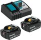 Electroportatifs - Batteries et chargeurs - Pack Energie 2 batteries Makita 18 V 6ah + un chargeur simple