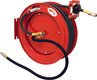 Compresseurs, outils pneumatiques - Outils pneumatiques - Enrouleur Air 20M Tuyau Caoutchouc- Raccords Rapides 1/4"