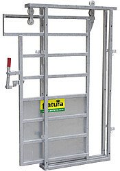 Elevage - Accessoires tubulaires - Cadre de passage  XL avec porte coulissante pour cages A8000/A7500
