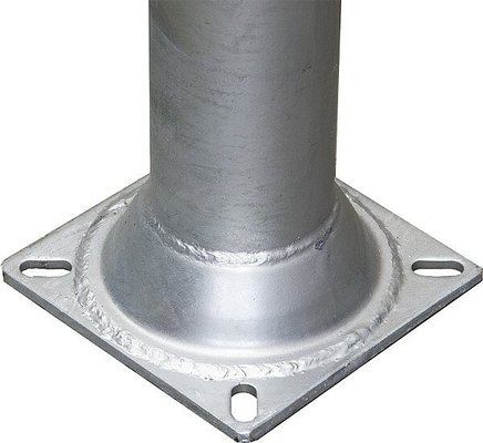 Elevage - Accessoires tubulaires - Poteau, d = 102 mm, L = 2,25 m  Sur platine 200x200 mm
