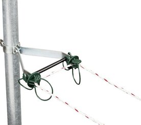 Elevage - Accessoires tubulaires - Kit isolateur à distance pour porte  de prairie extensible