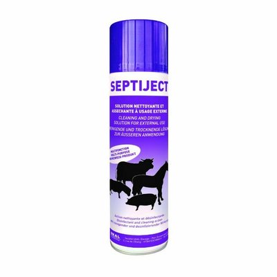 Elevage - Matériel - Bombe nettoyante désséchante Septiject 500 ml