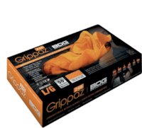 Equipement et protection individuelle - Gants - Boite De 50 Gants Nitrile Grippaz Orange - Taille L (9)