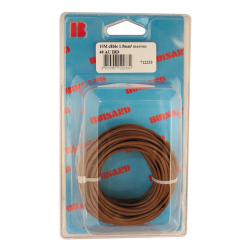 Eclairage, signalisation - Consommables 12/24V - Hf- 10M Cable Mono Marron 1.5Mm2