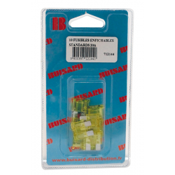 Eclairage, signalisation - Consommables 12/24V - Hf- 10 Fusible Enfi 20A Jaune