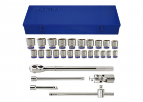 Equipement d'atelier - Outillages à main - Coffret 3/4" 28 pièces de 21 à 60mm KT PRO American Design