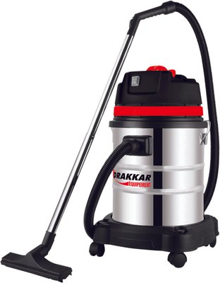 Equipement d'atelier - Nettoyants - Aspirateur 40L Eau Et Poussieres 1200W Cuve Inox - 1 Moteur- Tuyau 2M