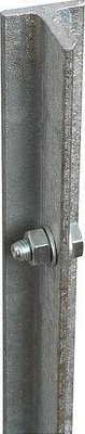 Elevage - Accessoires tubulaires - Piquet de terre, hauteur 2 m, piquet en T,  fer zingué avec vis en inox