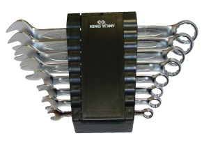 Equipement d'atelier - Outillages à main - Jeu de 8 clés mixtes sur rack 8-9-10-11-12-13-17-19mm