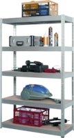 Equipement d'atelier - Rangement - 5 Etageres 320Kg/Tabl.+Clips-Bois Acier Peint