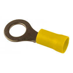 Eclairage, signalisation - Consommables 12/24V - Hf- 6 Cosses A Oeil Jaune D.10