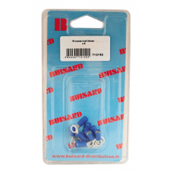 Eclairage, signalisation - Consommables 12/24V - Hf- 10 Cosses Oeil Bleu D.5