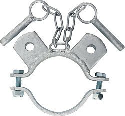 Elevage - Accessoires tubulaires - Bride double 102, 2 directions en angle