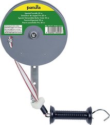 Elevage - Accessoires tubulaires - Enrouleur de rappel Pro inclinable 10 m  avec ruban 20 mm