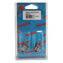 Eclairage, signalisation - Consommables 12/24V - Hf- 2 Ampoules Graisseur 24V 5W