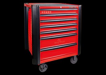 Equipement d'atelier - Outillages à main - Servante d'atelier 7 tiroirs série Bumper : rouge PROMO
