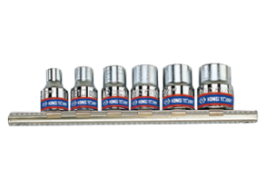 Equipement d'atelier - Outillages à main - Blister douille Torx 3/8" 6 pièces
