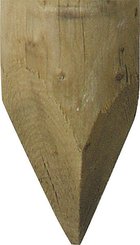 Elevage - Accessoires tubulaires - Piquet en bois,  1,75 m, traité,  appointé, d= 10 cm