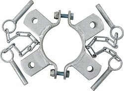 Elevage - Accessoires tubulaires - Bride double 102, 4 directions