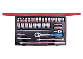 Equipement d'atelier - Outillages à main - Coffret de douilles 1/2"  33 pièces