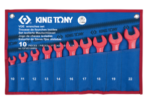 Equipement d'atelier - Outillages à main - Trousse de 10 clés fourches isolées (10.11.12.13.14.16.17.18.19.22) PROMO