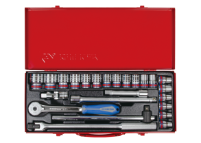 Equipement d'atelier - Outillages à main - Coffret de douilles 1/2" 24 pièces