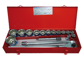 Equipement d'atelier - Outillages à main - Coffret à douilles 3/4" 17 pièces 17 à 55mm PROMO