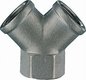 Compresseurs, outils pneumatiques - Accessoires - Raccord En Y 3/8" 3F