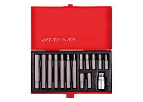 Equipement d'atelier - Outillages à main - Coffret embouts mâles 6 pans 15 pièces