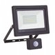 Electricité - Projecteur LED - Projecteur Led Extra Plat 50W Noir Av. Detecteur