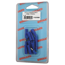 Eclairage, signalisation - Consommables 12/24V - Hf- Cosses Cyl Bleu D.4 10M+10F