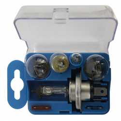 Eclairage, signalisation - Consommables 12/24V - Coffret Lampes H4(5 Lamp+2Fusib)