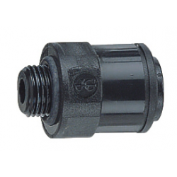 Pulvérisation - Raccords - Union Simple (Male 1/4Bsp/Tuyau 8Mm)