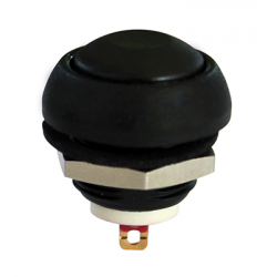 Eclairage, signalisation - Consommables 12/24V - Inter.Pouss.Is Noir Mom No