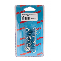 Eclairage, signalisation - Consommables 12/24V - Hf-25Cosses Oeil Thermor.Bleu D.8