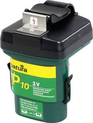 Elevage - Accessoires tubulaires - P10, électrificateur sur 4 piles  monobloc