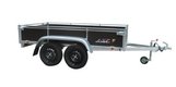 Transport - Remorque bagagère et pros - Remorque bagagère Lider Bois 2 essieux -  251 x 133 x 40 - PTAC 500 kg