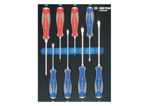 Equipement d'atelier - Outillages à main - Module mousse + PP 8 pièces Tournevis à lame traversante