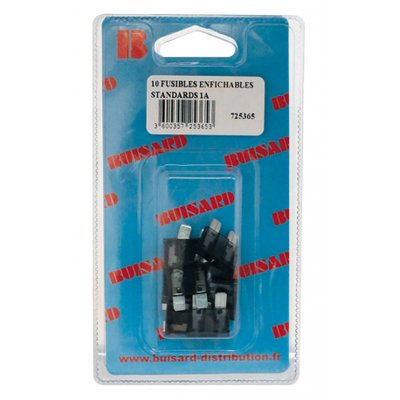 Eclairage, signalisation - Consommables 12/24V - Hf-10 Fusibles Enfichables Std 1A