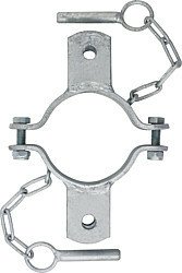 Elevage - Accessoires tubulaires - Bride double 102, 2 directions centrales