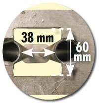 Elevage - Accessoires tubulaires - Enfonce-pieux pour piquets cruciformes recyclés, hauteur 1,00 m