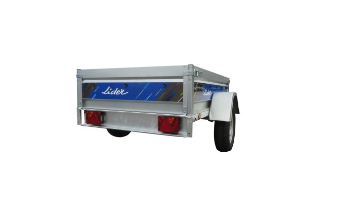 Transport - Remorque bagagère et pros - Remorque bagagère Lider Saragos - 170 x 122 x 39 - PTAC 500 kg