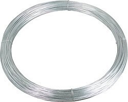 Elevage - Accessoires tubulaires - Fil d'acier, d= 2,5 mm, zingué riche, rlx de 25 kg, environ 625 m