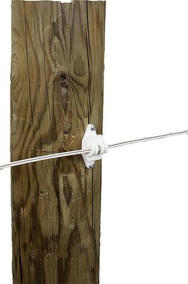 Elevage - Accessoires tubulaires - Isolateur cloture permanente pour cordes et fils HippoWire, blanc, les 25
