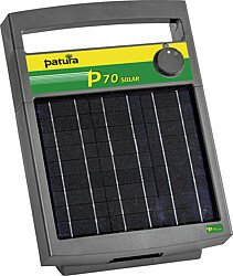 Elevage - Accessoires tubulaires - P70 Solar Electrificateur avec module solaire 9,6W, batterie 12V/7Ah