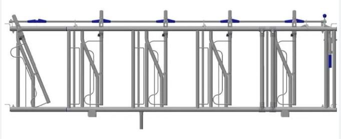 Elevage - Accessoires tubulaires - Cornadis Bovilib Ii Limiteur Pendaison - 8Pl/6M - Ct 5M74