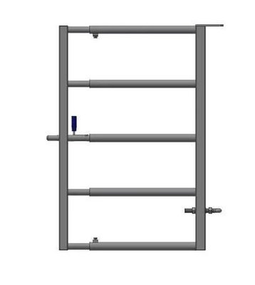 Elevage - Accessoires tubulaires - Portillon Service Avec Verrou Auto - 0M70/1M05