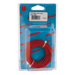 Eclairage, signalisation - Consommables 12/24V - Hf- 10M Cable Mono Rouge 1Mm2