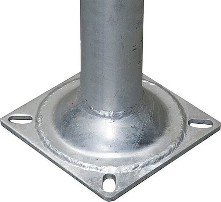Elevage - Accessoires tubulaires - Poteau d = 76 mm, L= 1,35 sur platine